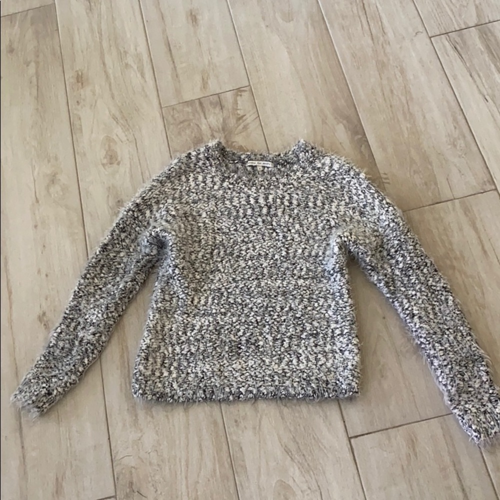 Search for Sanity gray, black and white sweater